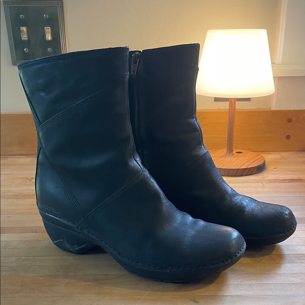 Merrell Black Leather Boots